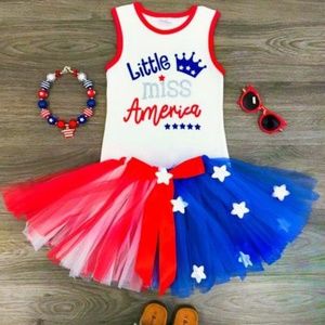 Miss America Tank Top & Tutu